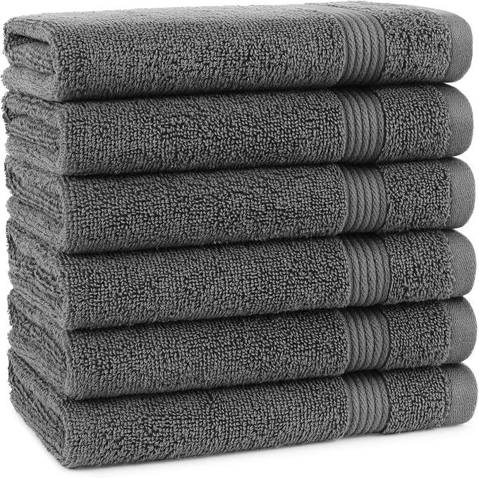 Arkwright Bathroom Hand Towels Set of 6 by Arkwright