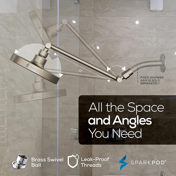 SparkPod Round Rain Shower Head - Image 5