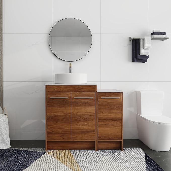 36 Inch Bathroom Vanity with Sink, Mordern Bathroom Vanity, Single Sink by ARTCHIRLY