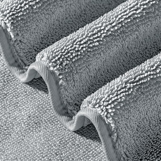 POLYTE Ring Spun Microfiber Oversize Quick Dry Lint Free Bath Towel, 60 x 30 in - Image 3