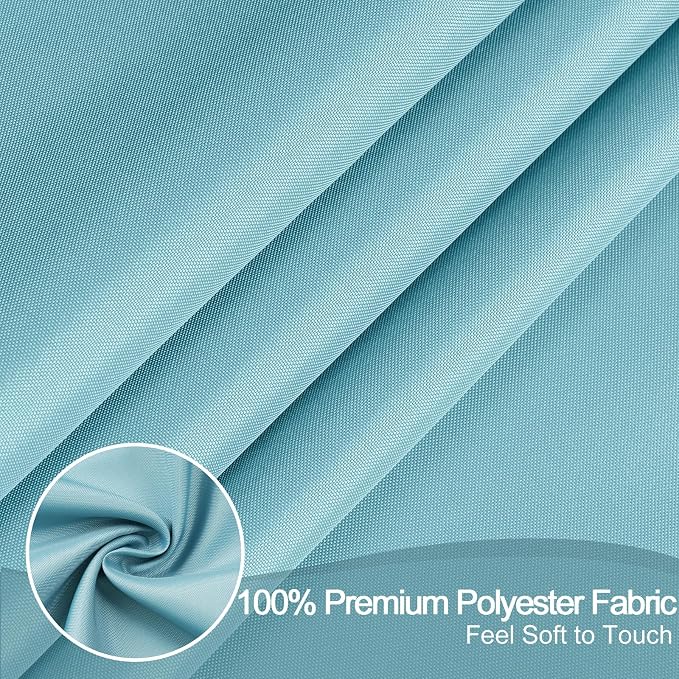 AooHome Stall Size 48x72 inch Shower Liner, Fabric Solid Color Bathroom Curtain - Image 4