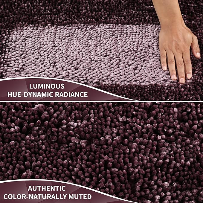 Yimobra Long Bathroom Rugs Runner 55x24 Inch, Extra Thick Soft Absorbent - Image 3