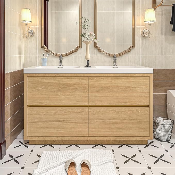 60" Freestanding Bathroom Vanity by DOPERFE