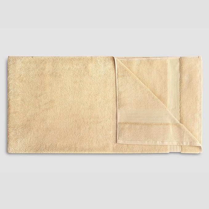 Fabdreams 100% Organic Cotton Bath Sheet Set of 2 700 GSM Oversized Towels - Image 3