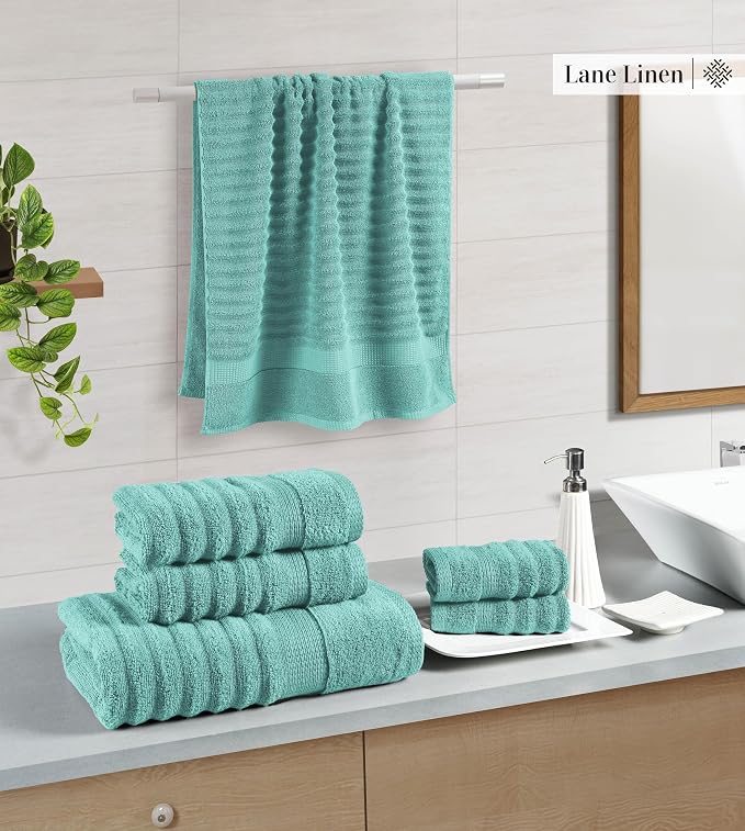 LANE LINEN Bathroom Towels Set - Image 2