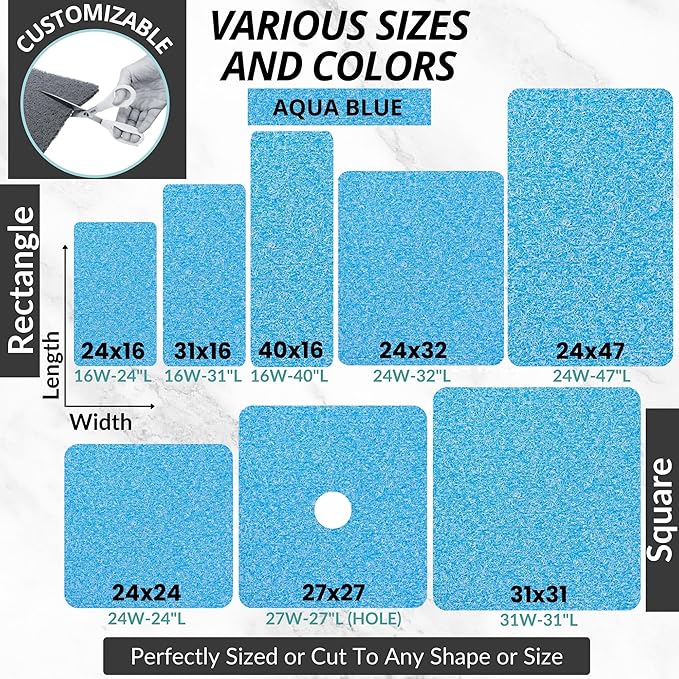 Non Slip Bathtub Mat Shower Mat - Image 6