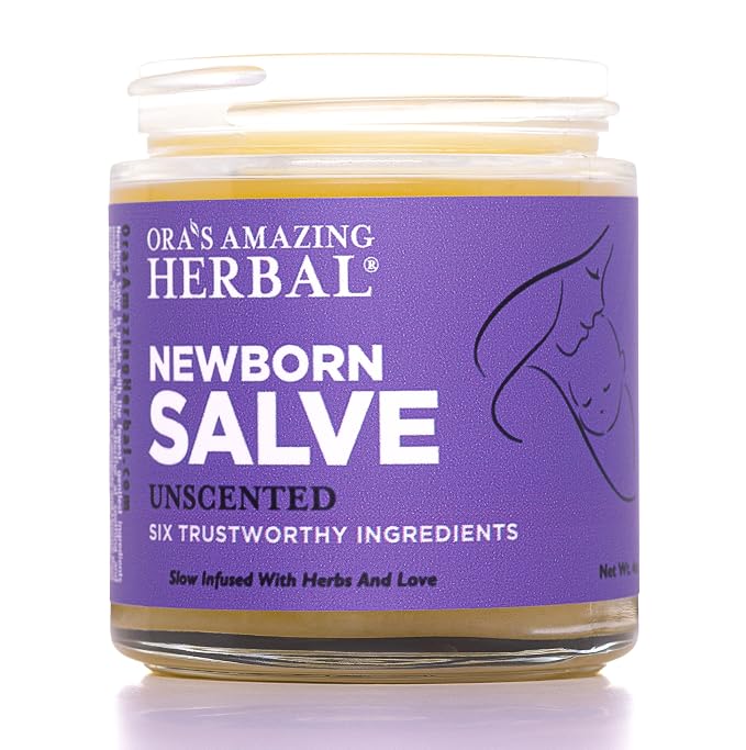 Ora's amazing Herbal, Newborn Salve, Diaper Rash Cream, Calendula Baby Balm by OrasAmazingHerbal
