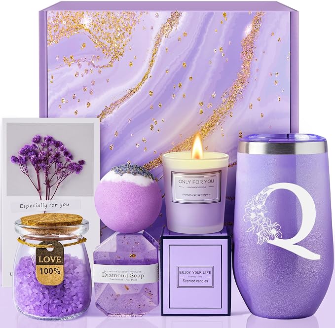 Birthday Gifts for Women Mom Best Friend, Unique Spa Gift Basket for Christmas by MADDIFY