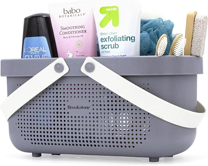 Brookstone BKH1633, Large Portable Shower Caddy by Brookstone