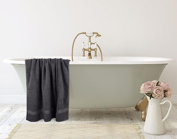 Utopia Towels - Luxurious Jumbo Bath Sheet 8 Piece - 600 GSM 100% Ring Spun - Image 7