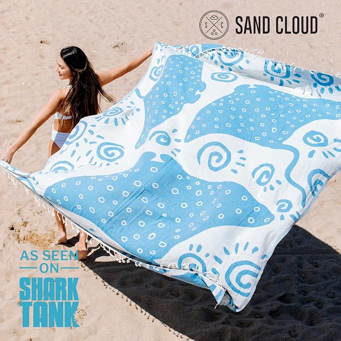 Sand Cloud Extra Large Turkish Beach Towel - Image 2
