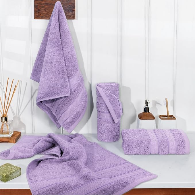American Soft Linen Salem 100% Cotton Turkish 4 Piece Hand Towels - Image 3