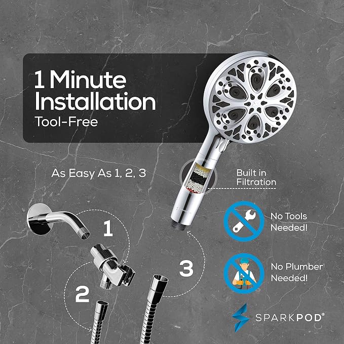 SparkPod 10-Mode Handheld Shower Head - Image 7