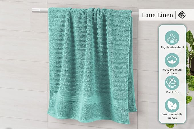 LANE LINEN Bathroom Towels Set - Image 5