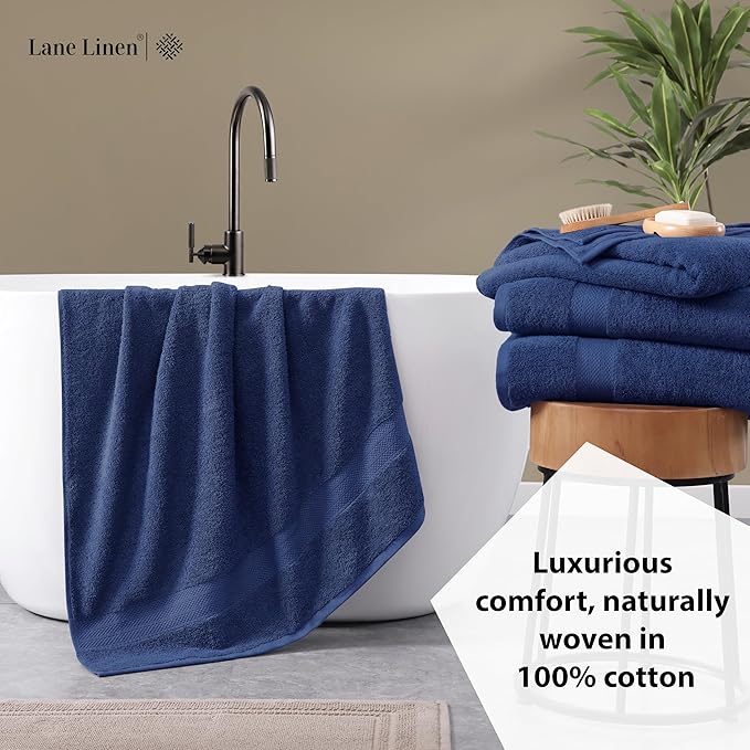 LANE LINEN 100% Durable Cotton Bath Sheets 2 Pack - Image 4