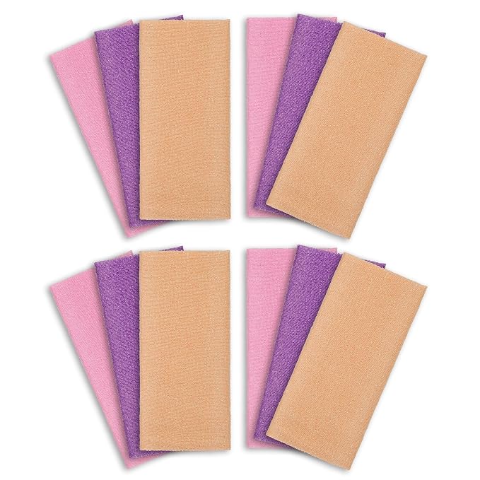 ARCH&M Exfoliating Washcloth 12 Pack Back Scrubber by ARCHM