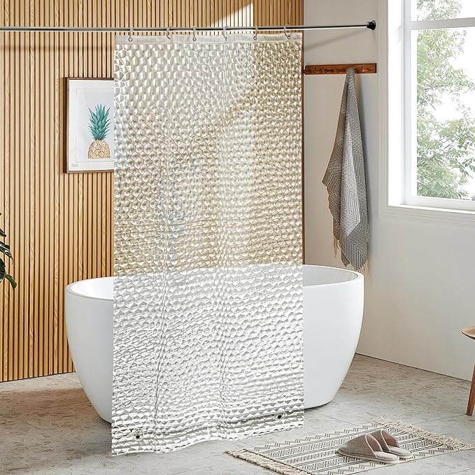 NTBAY EVA Clear Shower Curtain by NTBAY