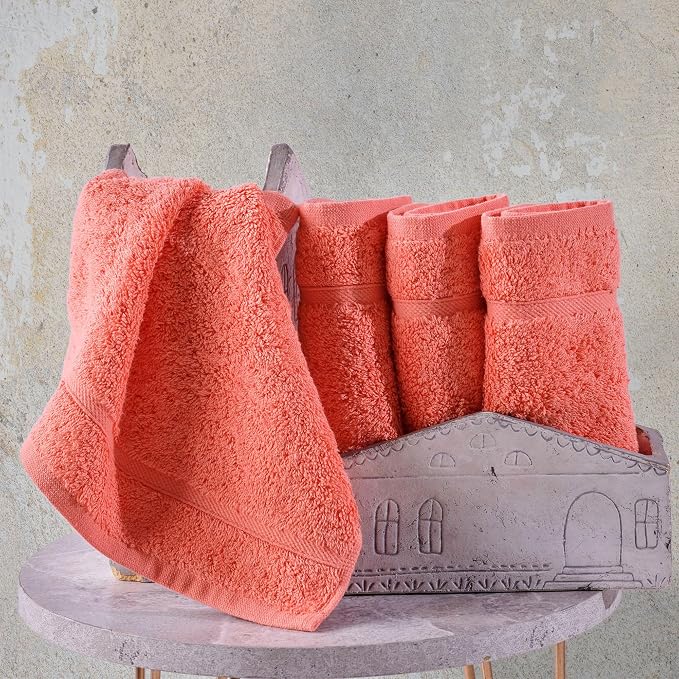 Hawmam Linen Luxury Cotton Washcloths 13x13 Inch - Image 5