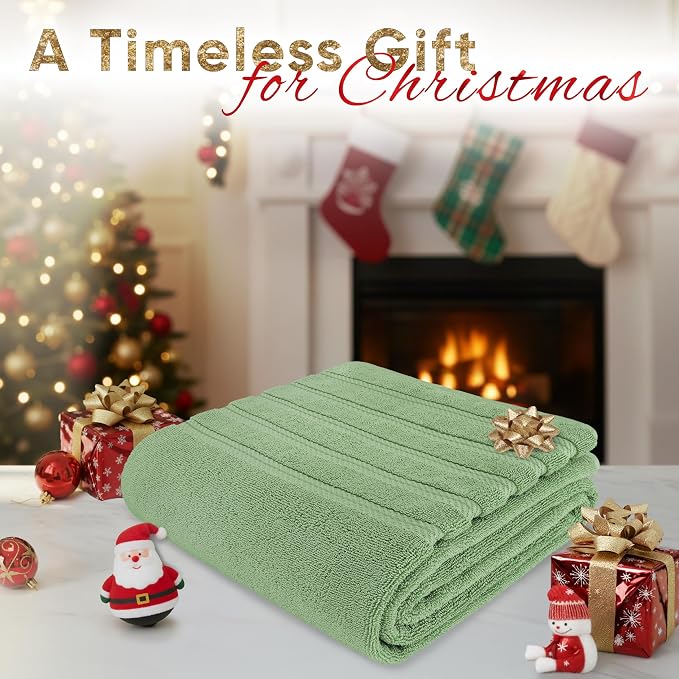 American Soft Linen 35x70 Jumbo Large Bath Towels, 600 GSM 100% Cotton Turkish - Image 2