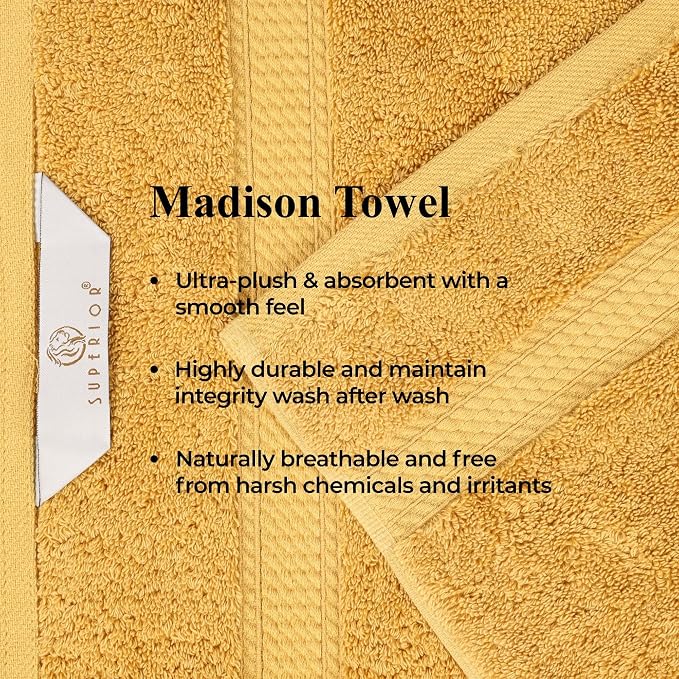 Superior Egyptian Cotton Pile Bath Towels, Ultra Soft Luxury Towel, Thick Plush - Image 5