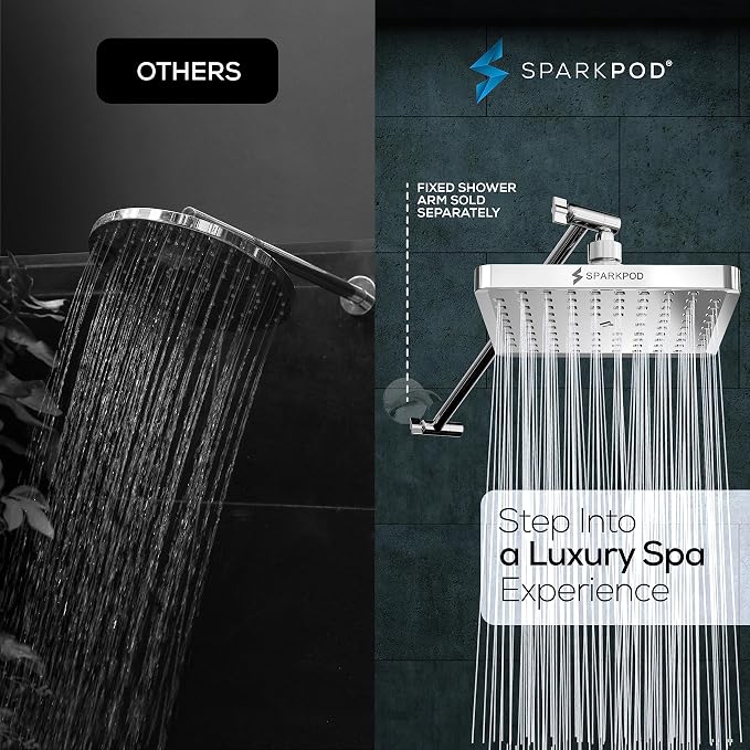 SparkPod Square Rain Shower Head - Image 2