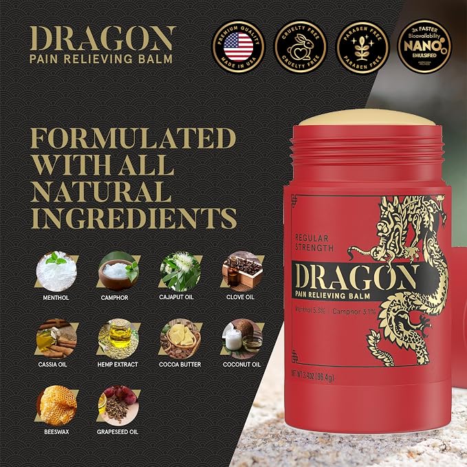 Dragon Balm 3.4oz Roll-Up Regular Strength - Image 4