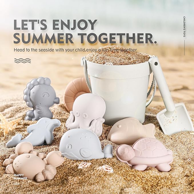 MarcZero 11Pcs Silicone Beach Toys Set - Image 4