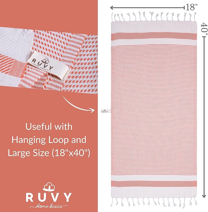 Ruvy Home Basics Turkish Hand Towels - Image 3