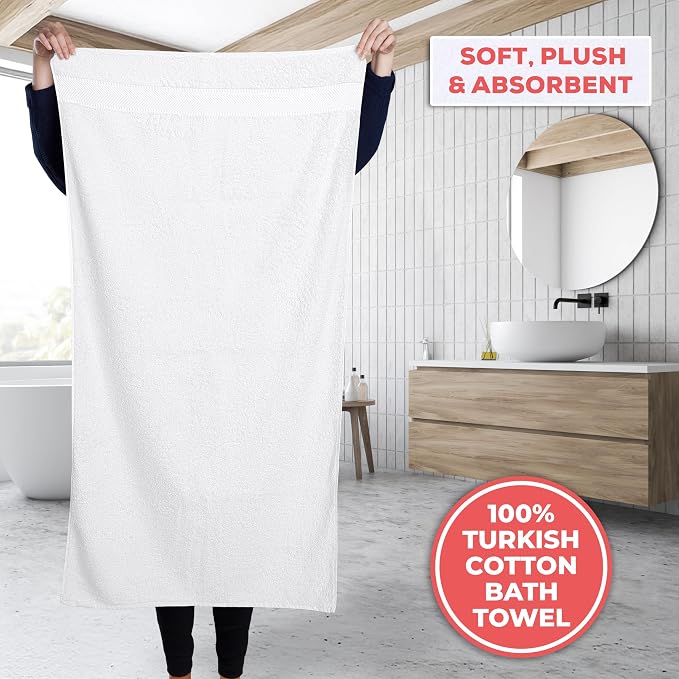 TEXTILOM 6 Pcs Bath Towel Set – Hotel and Spa Quality & Soft & Absorbent & - Image 2