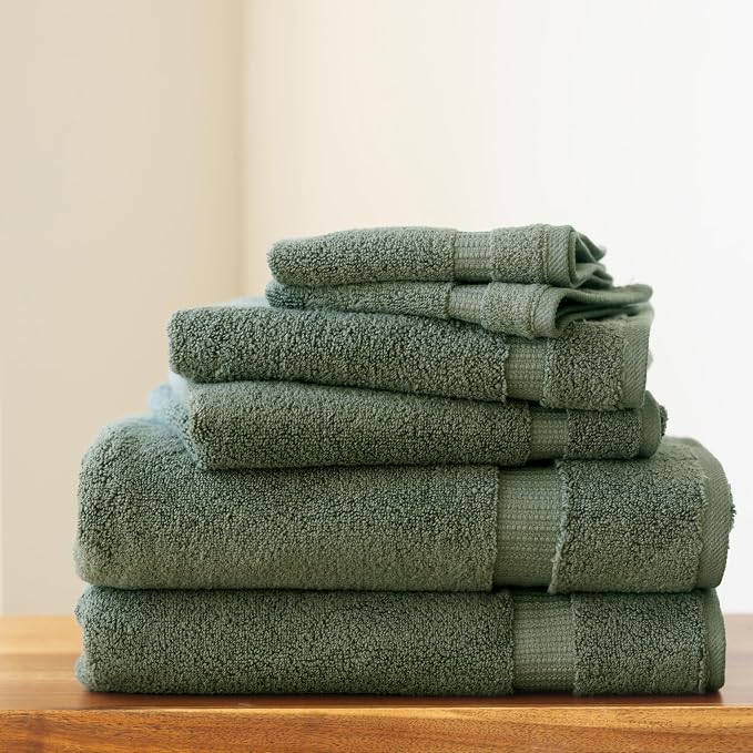 SALBAKOS 100% Turkish Cotton 6-Piece Towel Set | Heirloom Quality Hotel & Spa - Image 2