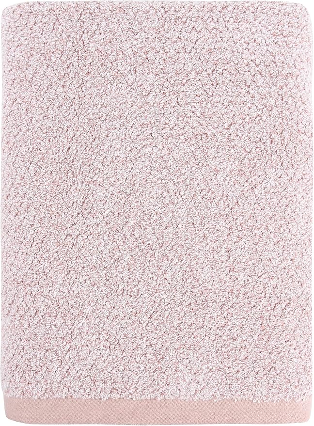 Diamond Jacquard Bath Sheet 6 PC Set Rose -2 Bath Sheet, 2 Hand Towel, 2 Wash - Image 6