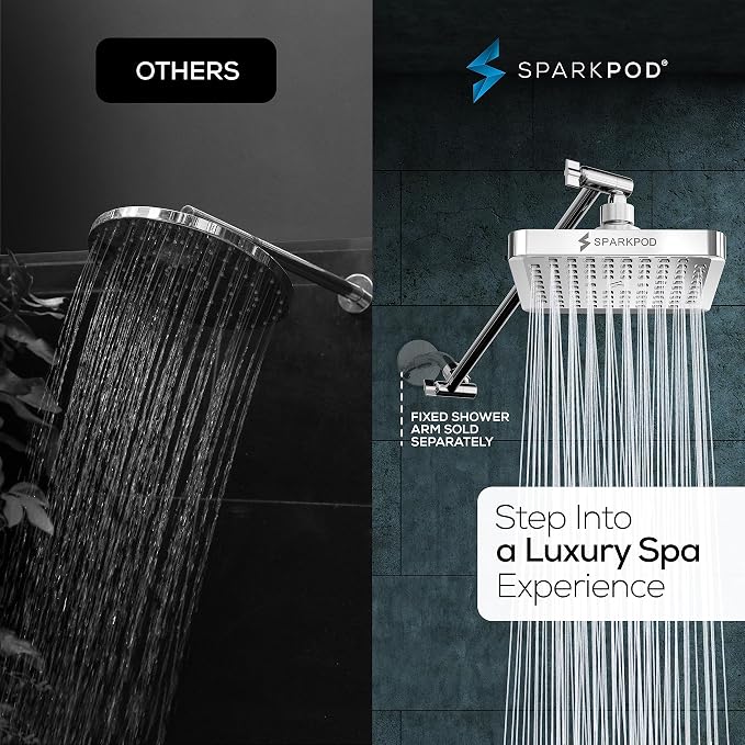 SparkPod Square Rain Shower Head - Image 2