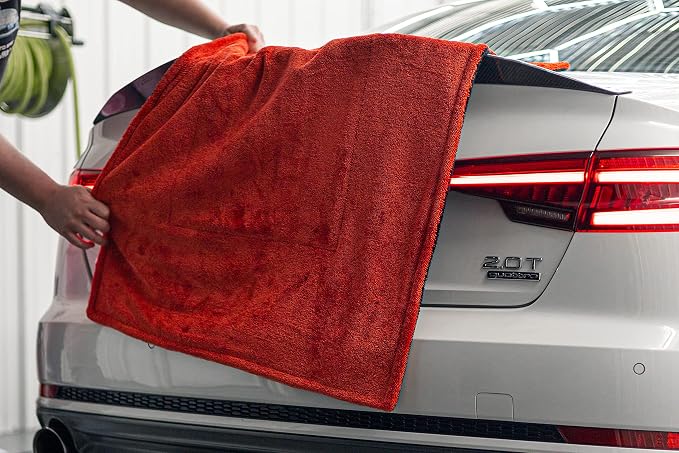 Autofiber Dreadnought Max Triple Layer Microfiber Car Drying Towel, Twist Pile - Image 2