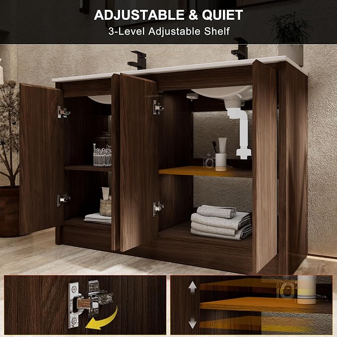eclife 48" Bathroom Vanities - Image 5