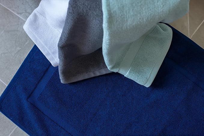 SALBAKOS 100% Turkish Cotton Bath Mat Set 2-Piece - Image 6