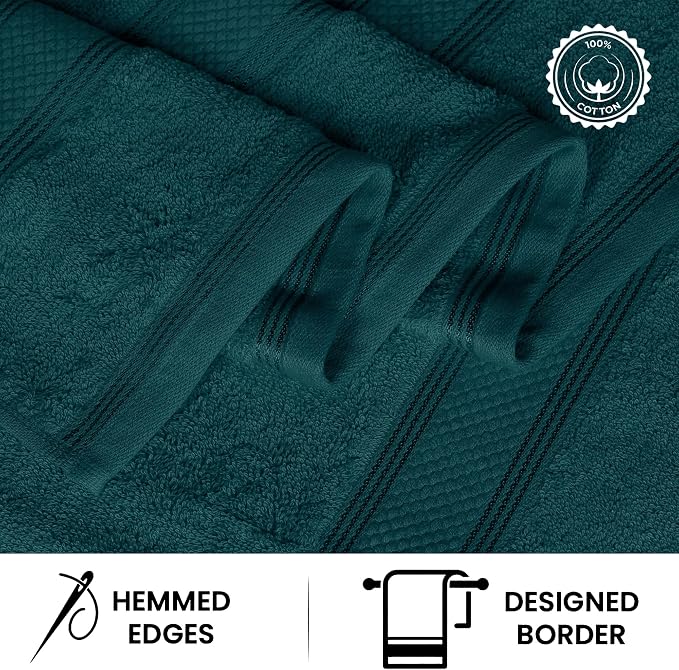 Casa Lino Bath Towel Set of 8 - Image 4