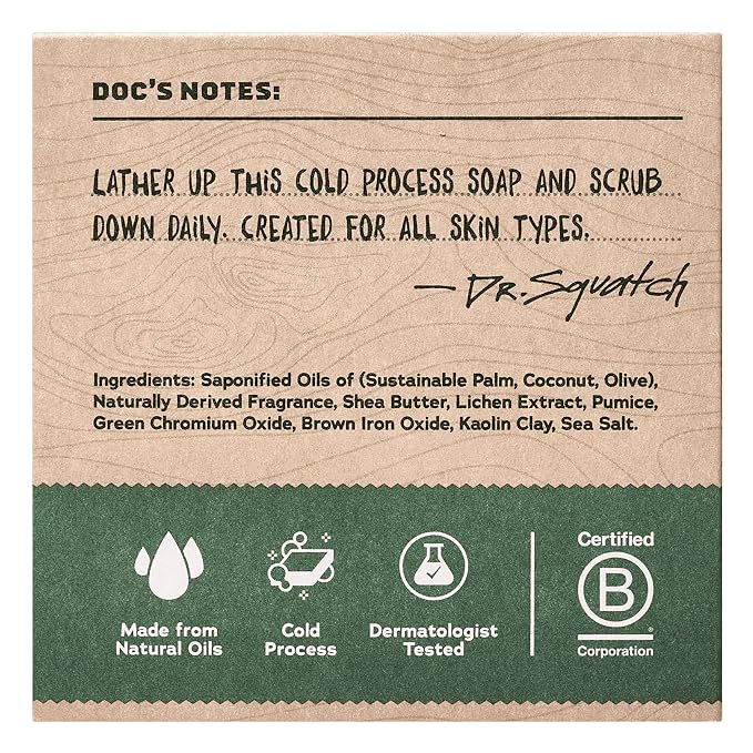 Dr. Squatch Natural Bar Soap for Men - Image 2