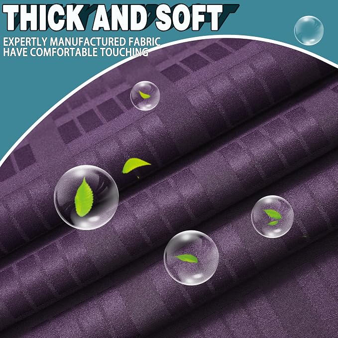 Extra Long No Hook Shower Curtain - Image 5