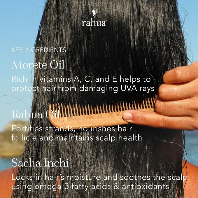 Rahua Hydration Detangler Spray + UV Barrier, Vegan Leave In Hair Spray - Image 3
