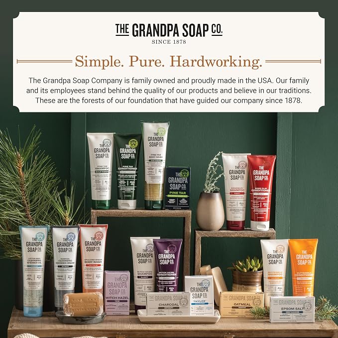 The Grandpa Soap Company Pine Tar Bar Soap - Image 7