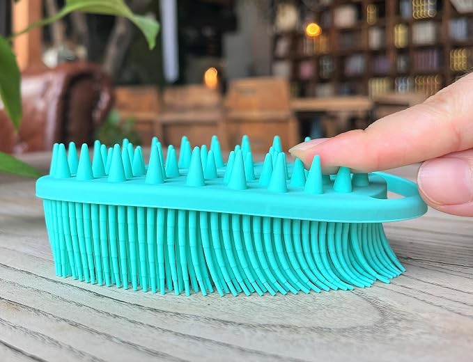 Premium Sensory Brush for Kids or Autism, Soft Silicone Body Scrubber, 2 in 1 - Image 5