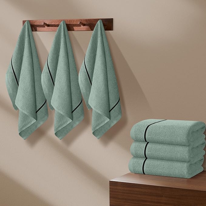 MyOwn Ultra Soft Cotton 6 -Piece Hand Towel Set 16x24 Inch, Spa & General - Image 3
