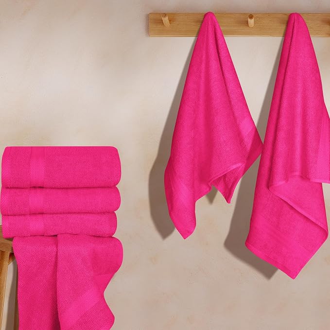 GLAMBURG Ultra Soft 6-Piece Hand Towel Set 16x28-100% Ringspun Cotton - Image 3