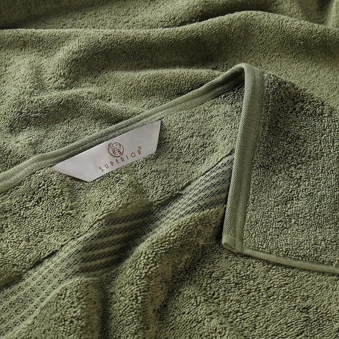 Superior Egyptian Cotton Bath Towel Set, Home Bathroom Towels, Guest Bath - Image 8