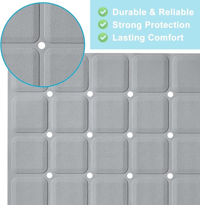 Non-Slip Bath Mat for Tub & Shower：Silicone Foldable Bathtub Mat - Image 7