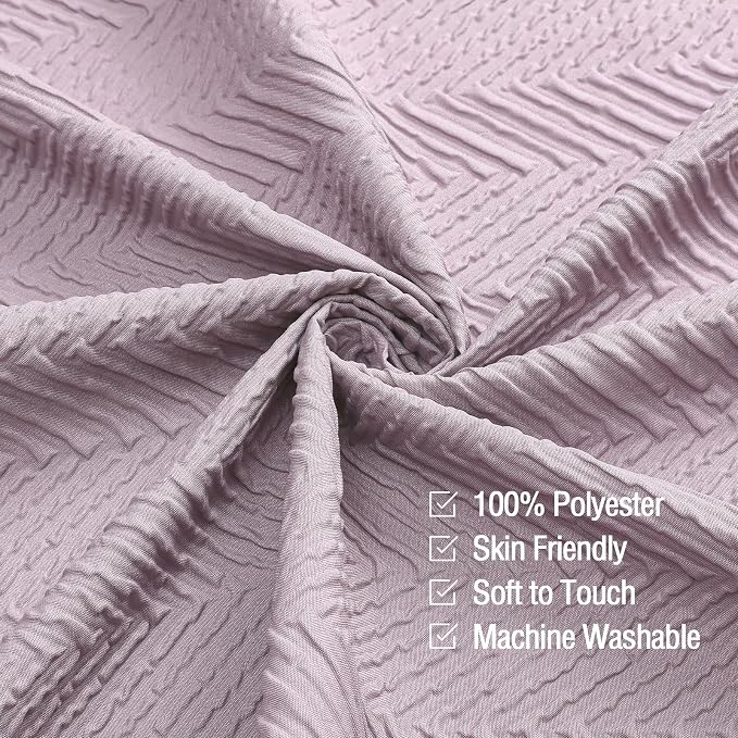 Gibelle Lavender Purple Shower Curtain - Image 4