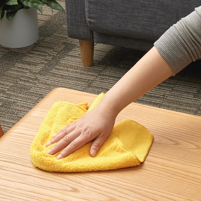Amazon Basics Microfiber Car Drying Towels, Lint Free, Scratch Free, Highly - Image 7