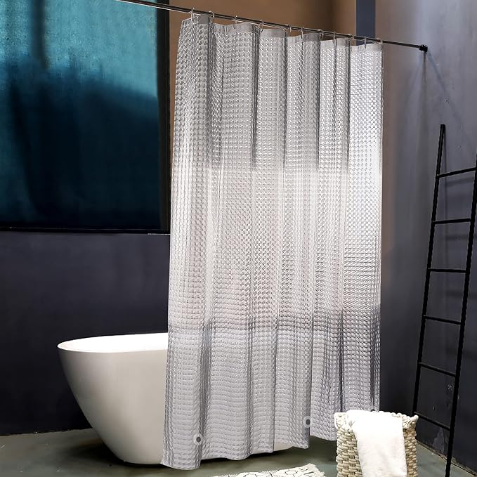 NTBAY EVA Semi-Transparent Clear Shower Curtain - Image 9