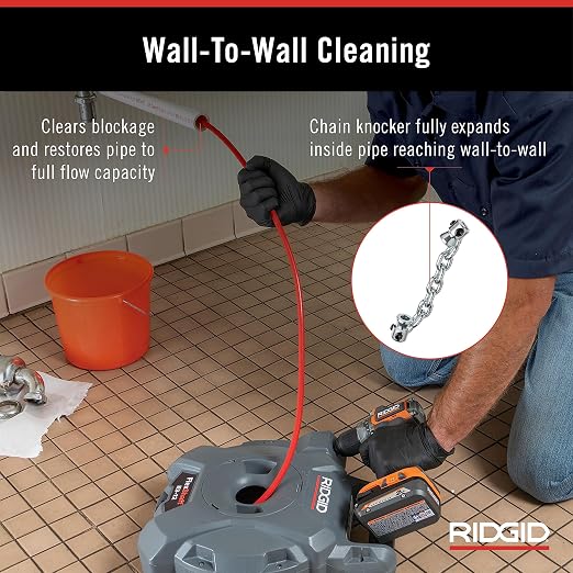 RIDGID 74978 K9-12 FlexShaft 1/4" x 30' Wall-to-Wall Professional Drain - Image 4