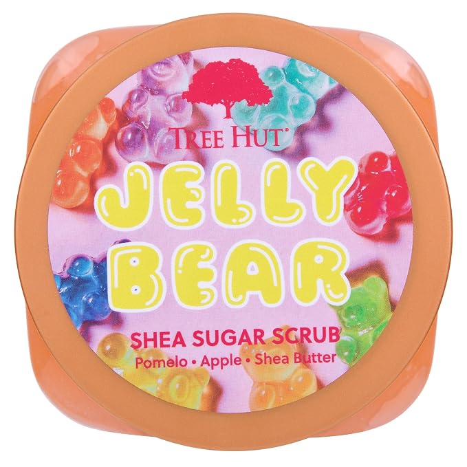 Tree Hut Jelly Bear Shea Sugar Scrub, Exfoliating, Hydrating & Moisturizing - Image 2